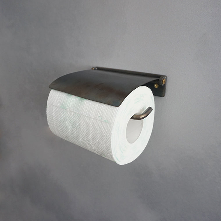 真鍮製トイレットペーパーホルダー ヴィンテージ仕上げ｜真鍮